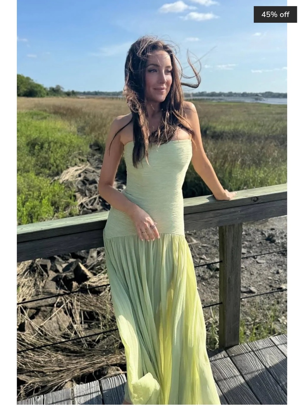 Soera Skyla Strapless Midi